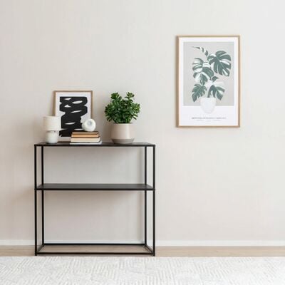 Baron sivupöytä 70x30x80 cm musta